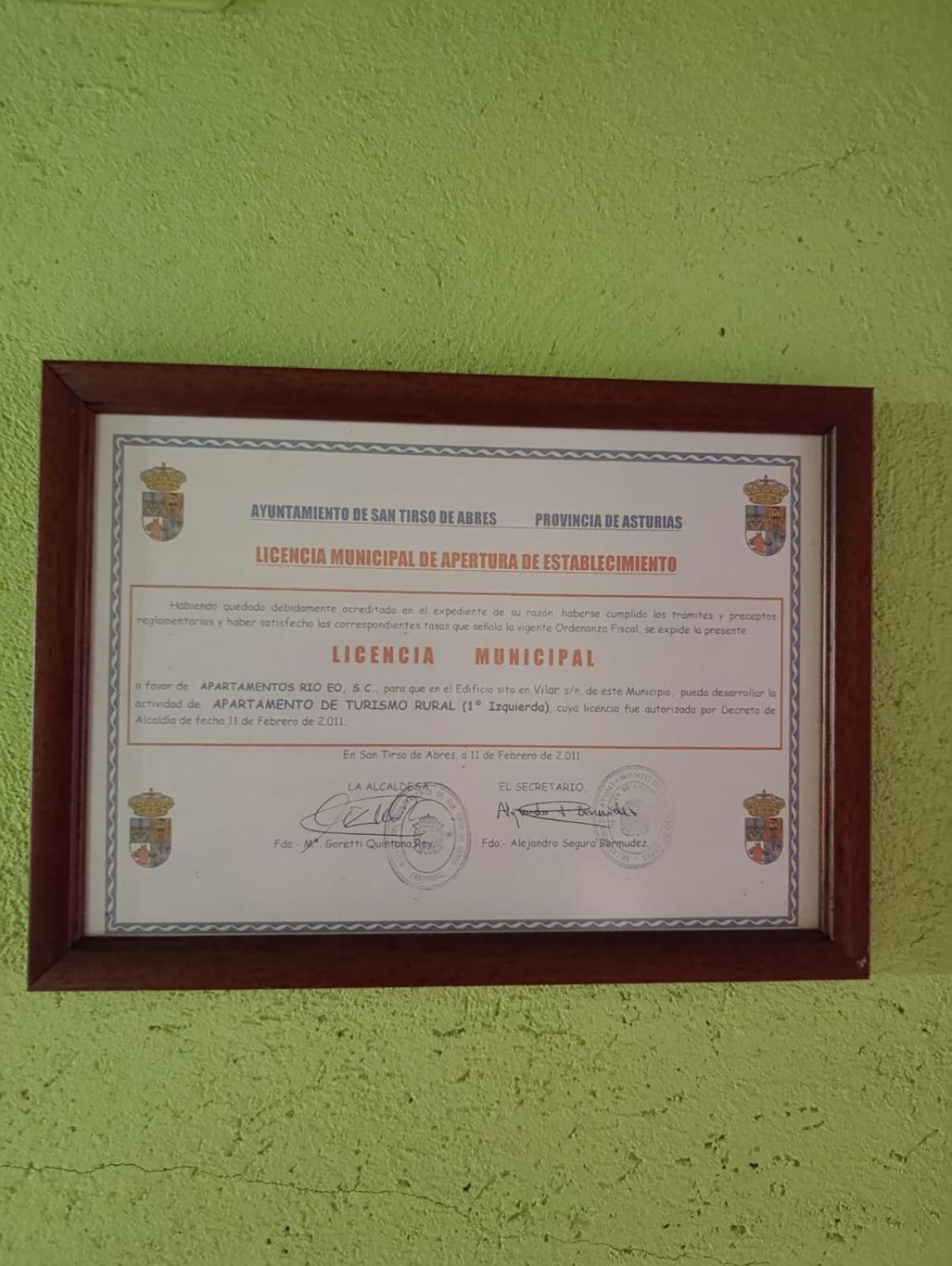 Apartamentos Rio Eo San Tirso de Abres Eksteriør bilde